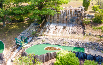 This is a picture of the putt putt course at Beaver Creek Resort in Gaylord, MI