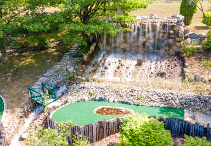 This is a picture of the putt putt course at Beaver Creek Resort in Gaylord, MI