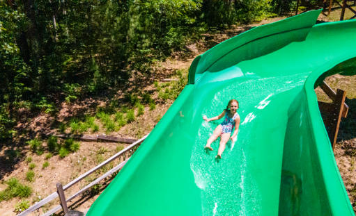 This is a picture of waterslide at Beaver Creek Resort in Gaylord, MI
