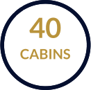 40 CABINS